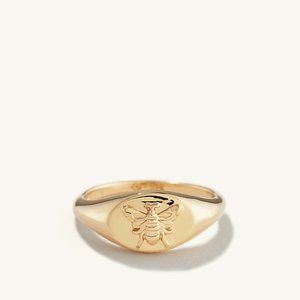 Mejuri Honey Mini Signet